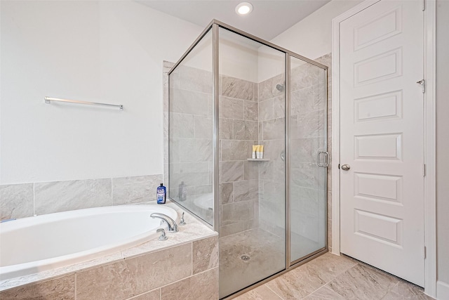 7522 Zion Grove Ct, Katy, TX 77493 - full bath with a garden tub and a stall shower