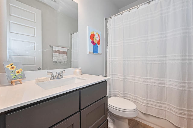 7522 Zion Grove Ct, Katy, TX 77493 - bathroom featuring vanity and a shower with curtain