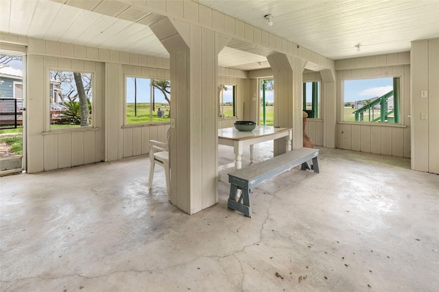 1040 County Road 206, Sargent, TX 77414 - sunroom / solarium featuring plenty of natural light