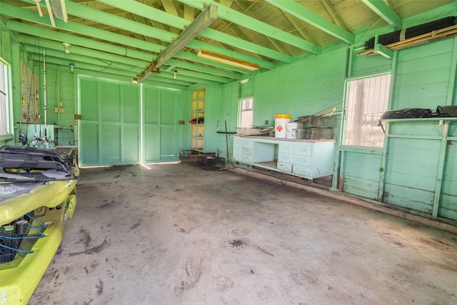 1040 County Road 206, Sargent, TX 77414 - view of garage