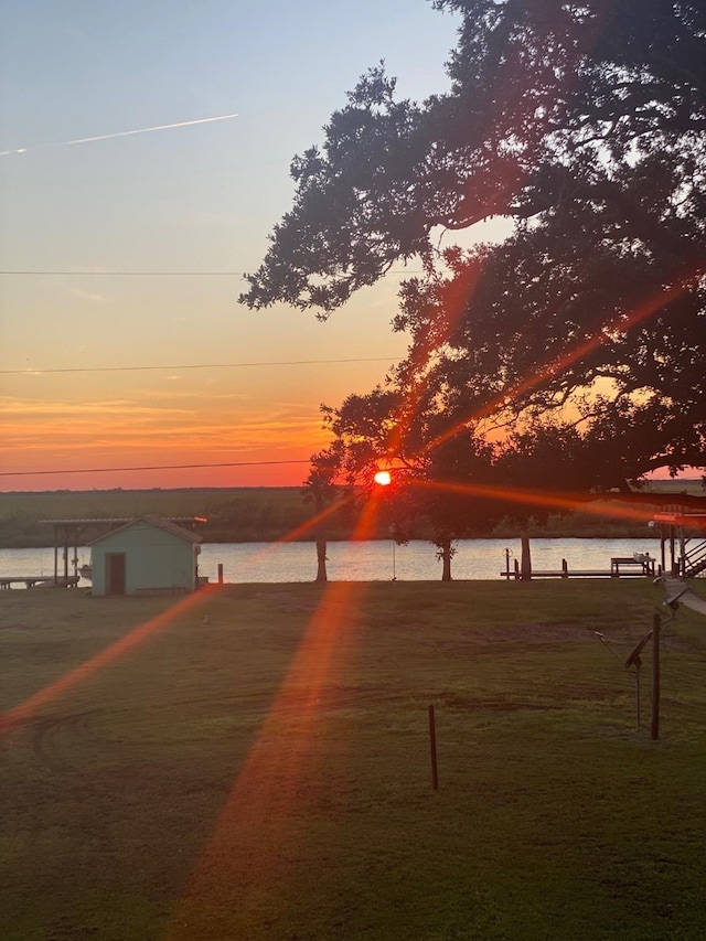 1040 County Road 206, Sargent, TX 77414 - water view