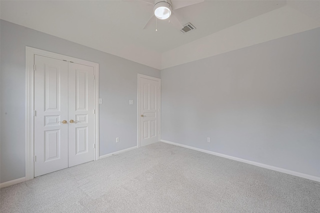 9526 Fern Wood Frst, Houston, TX 77040 - unfurnished bedroom featuring carpet flooring, a closet, and a ceiling fan