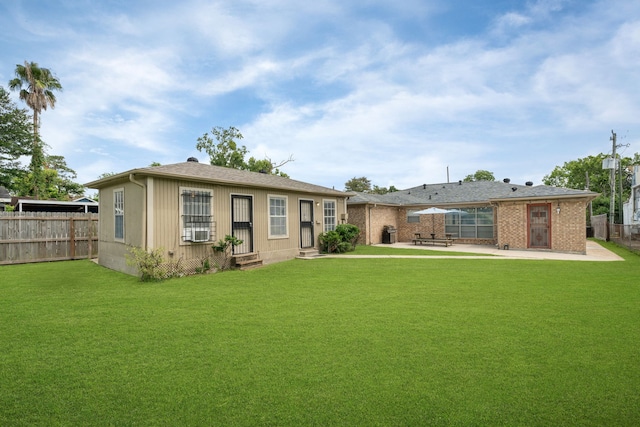 740 Post St, Houston, TX 77022 - back of house with a patio and entry steps
