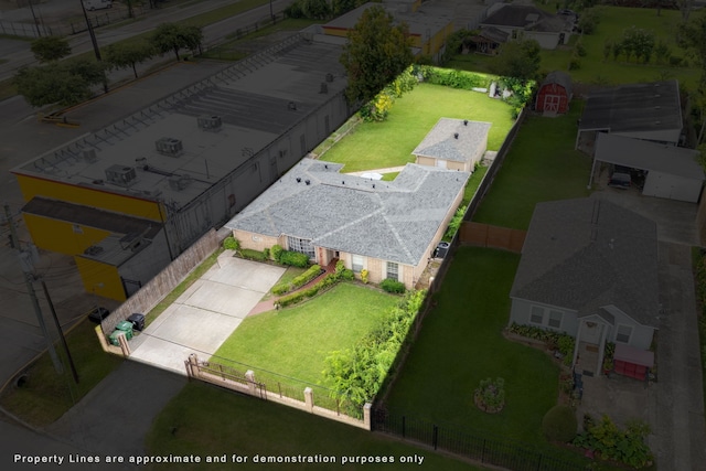 740 Post St, Houston, TX 77022 - bird's eye view