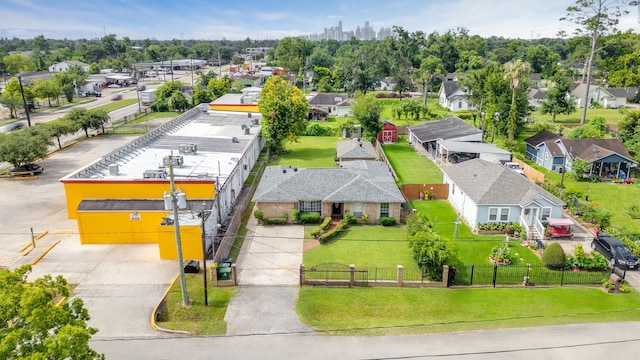 740 Post St, Houston, TX 77022 - aerial perspective of suburban area