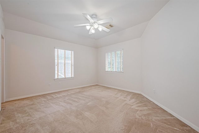 7927 Chateau Point Ln, Houston, TX 77041 - spare room featuring light carpet and a ceiling fan