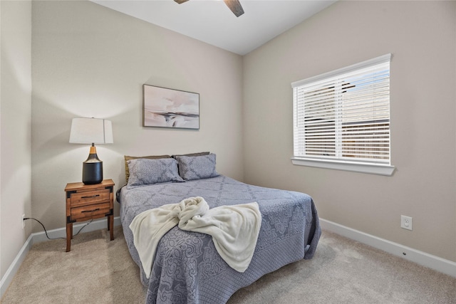 11819 Dockside Shores Dr, Cypress, TX 77433 - bedroom featuring light colored carpet and ceiling fan