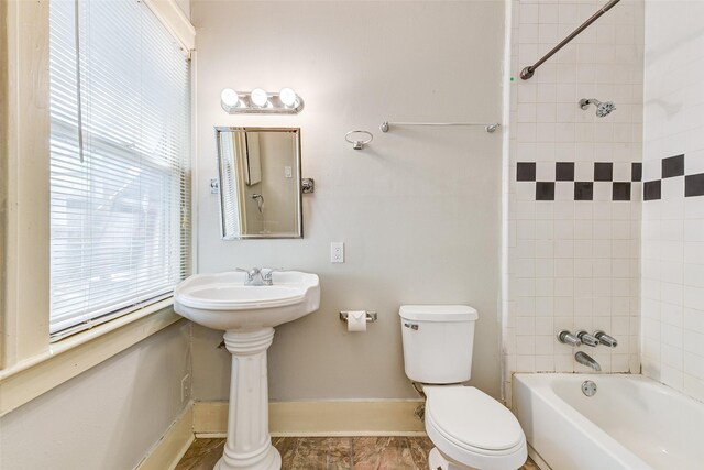 1737 Branard St, Houston, TX 77098 - full bath featuring toilet and  shower combination