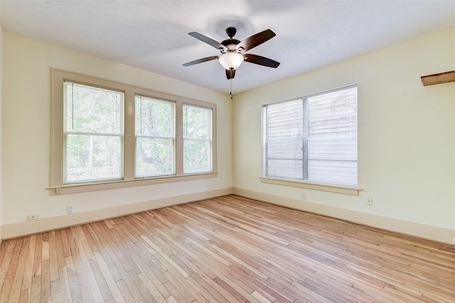 1737 Branard St, Houston, TX 77098 - spare room with hardwood / wood-style floors and ceiling fan