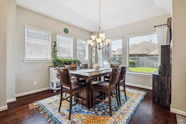 18311 Windspring Falls Ln, Cypress, TX 77433 - dining room with a chandelier and wood-type flooring