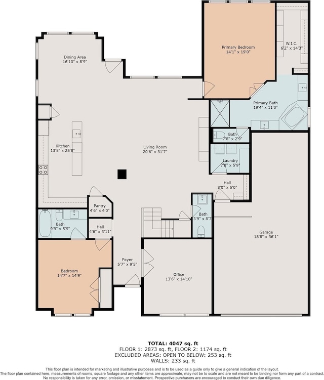 18311 Windspring Falls Ln, Cypress, TX 77433 - view of home floor plan