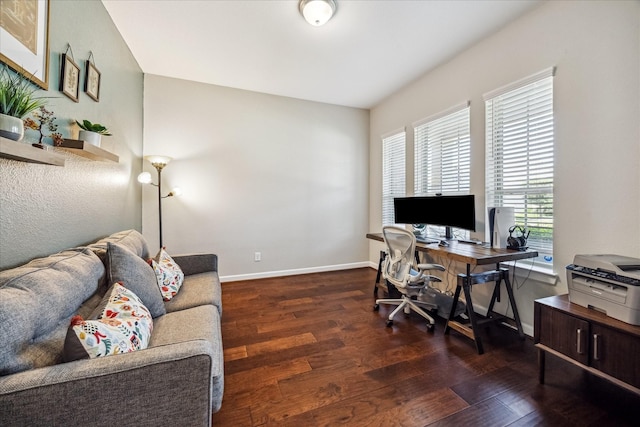 18311 Windspring Falls Ln, Cypress, TX 77433 - home office with wood finished floors and baseboards