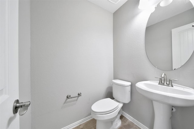 21283 Lily Springs Dr, Porter, TX 77365 - bathroom with toilet and tile patterned floors
