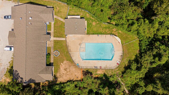 220 Tortuga Way, Point Blank, TX 77364 - drone / aerial view of a pool area