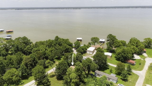 220 Tortuga Way, Point Blank, TX 77364 - aerial view of a nearby body of water