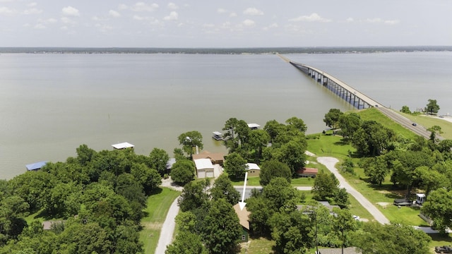 220 Tortuga Way, Point Blank, TX 77364 - drone / aerial view of a nearby body of water