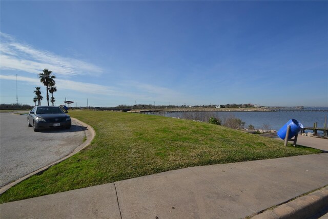 278 Debbie Ln, San Leon, TX 77539 - view of grassy yard featuring a water view