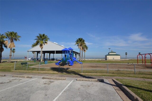 278 Debbie Ln, San Leon, TX 77539 - community jungle gym with a gazebo