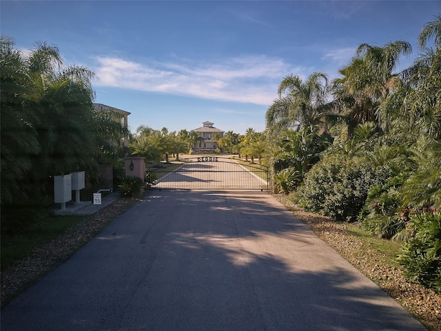 278 Debbie Ln, San Leon, TX 77539 - view of asphalt driveway featuring a gate and a gated entry