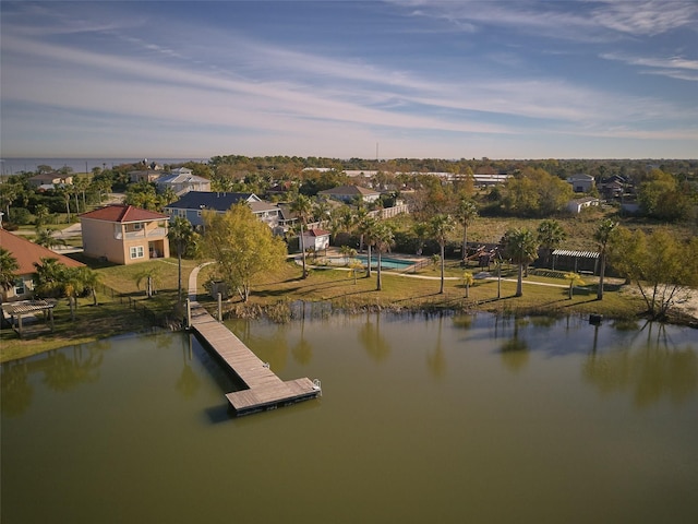 278 Debbie Ln, San Leon, TX 77539 - aerial perspective of suburban area with a large body of water