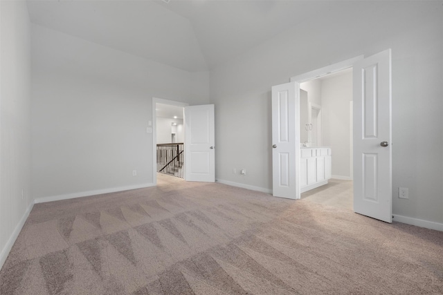19911 Curved Steel Dr, Cypress, TX 77433 - unfurnished bedroom with carpet flooring and high vaulted ceiling