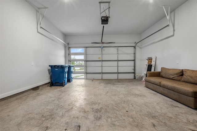 19911 Curved Steel Dr, Cypress, TX 77433 - garage with a garage door opener and baseboards