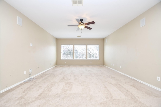 22602 Water Edge Ln, Katy, TX 77494 - unfurnished room with ceiling fan and light colored carpet