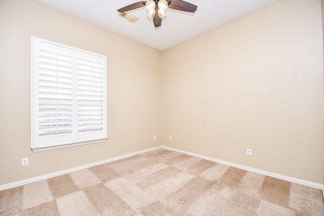 22602 Water Edge Ln, Katy, TX 77494 - carpeted empty room with a ceiling fan and baseboards