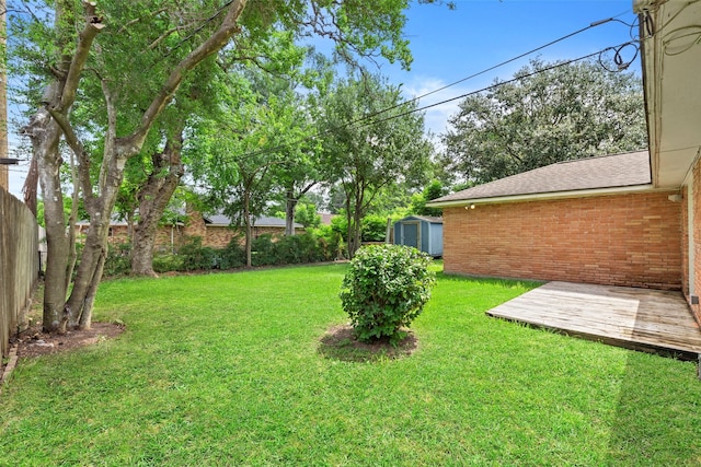 9614 Hammerly Blvd, Houston, TX 77080 - fenced backyard with a storage shed