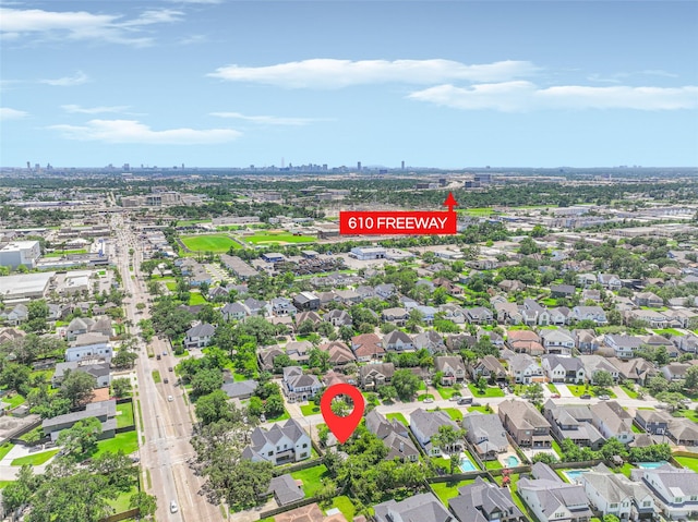1214 Wakefield Dr, Houston, TX 77018 - view of property location featuring nearby urban area
