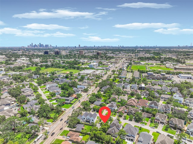 1214 Wakefield Dr, Houston, TX 77018 - drone / aerial view of skyline