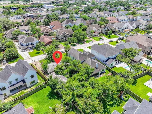 1214 Wakefield Dr, Houston, TX 77018 - aerial view of residential area