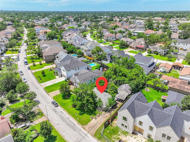 1214 Wakefield Dr, Houston, TX 77018 - aerial view of residential area