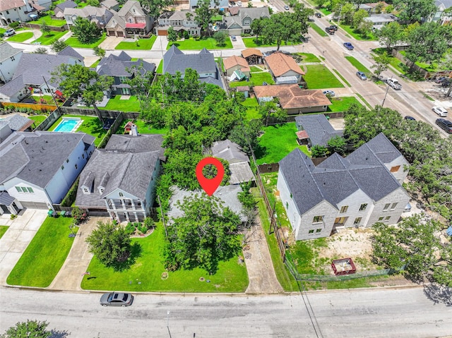 1214 Wakefield Dr, Houston, TX 77018 - aerial view of residential area