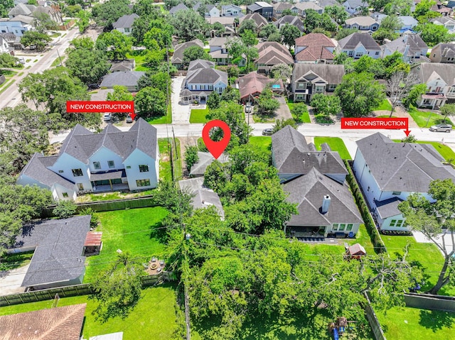 1214 Wakefield Dr, Houston, TX 77018 - aerial view of residential area