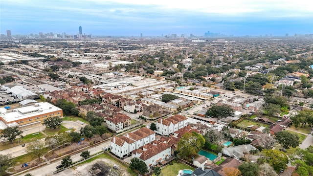 5531 Pine St Unit H, Houston, TX 77081 - bird's eye view of skyline