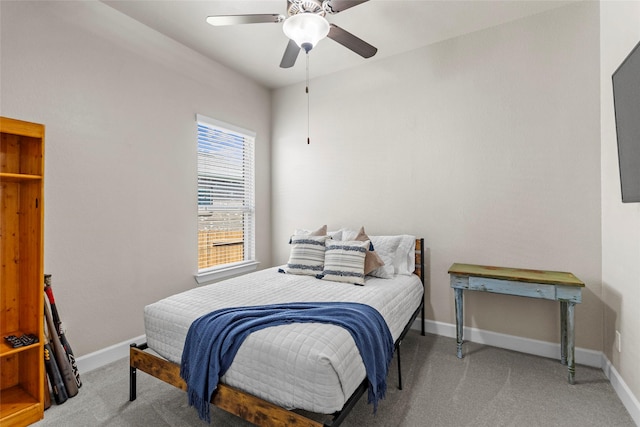 2928 San Milan Pass, Round Rock, TX 78665 - bedroom with light colored carpet and a ceiling fan