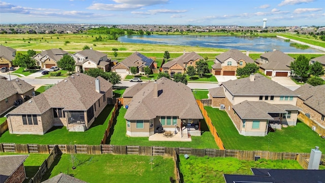 2928 San Milan Pass, Round Rock, TX 78665 - aerial perspective of suburban area featuring a nearby body of water