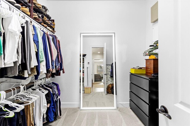 2928 San Milan Pass, Round Rock, TX 78665 - walk in closet featuring carpet