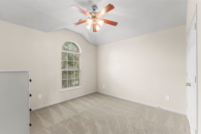 31820 Forest Oak Ln, Conroe, TX 77385 - carpeted spare room with a ceiling fan and lofted ceiling