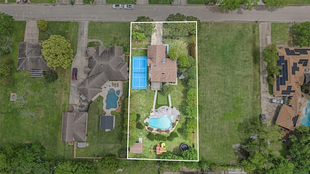 3611 18th St N, Texas City, TX 77590 - aerial overview of property's location featuring property boundaries highlighted
