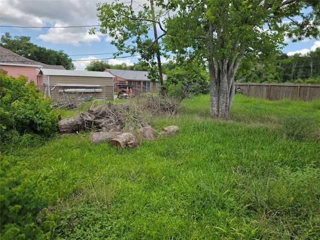 10606 Rubin St, Houston, TX 77047 - view of yard