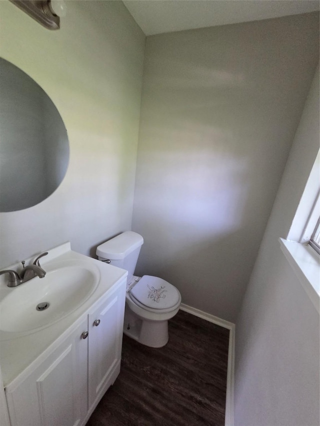 10606 Rubin St, Houston, TX 77047 - bathroom featuring vanity and wood finished floors