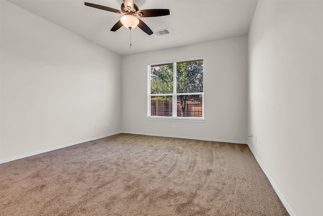3510 Orchard Valley Ln, Spring, TX 77386 - carpeted empty room featuring ceiling fan and baseboards
