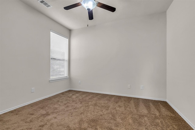 3510 Orchard Valley Ln, Spring, TX 77386 - empty room with carpet floors, healthy amount of natural light, and a ceiling fan