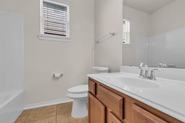 3510 Orchard Valley Ln, Spring, TX 77386 - full bathroom featuring vanity and tile patterned floors