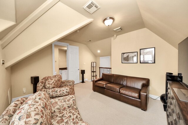 6310 Hermann Lake Dr, Houston, TX 77021 - carpeted living room with vaulted ceiling