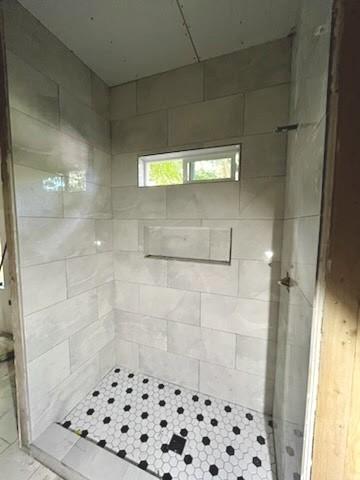 201 Davis St, Bryan, TX 77801 - full bathroom with tiled shower