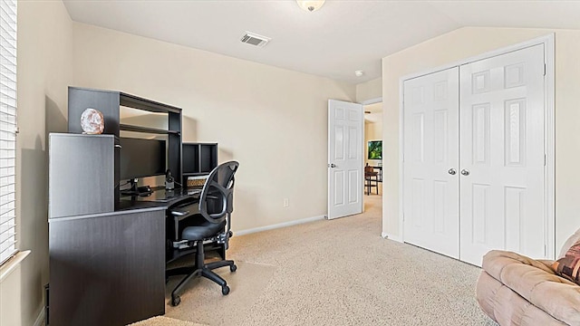 14822 Meridian Park Ln, Humble, TX 77396 - office with baseboards and carpet floors