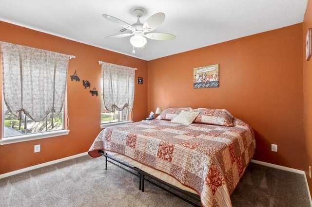 10415 Claybrook Dr, Houston, TX 77089 - bedroom featuring carpet and a ceiling fan